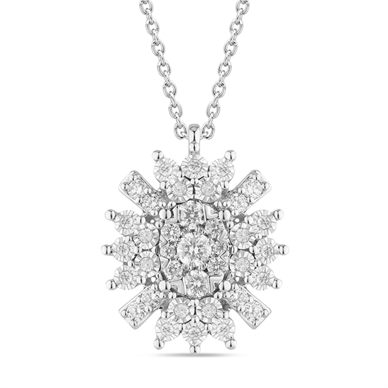 Collana Bliss Donna Bl masterbliss incanto in Oro bianco Diamante 0.35 Ct 20114698 - 20114698